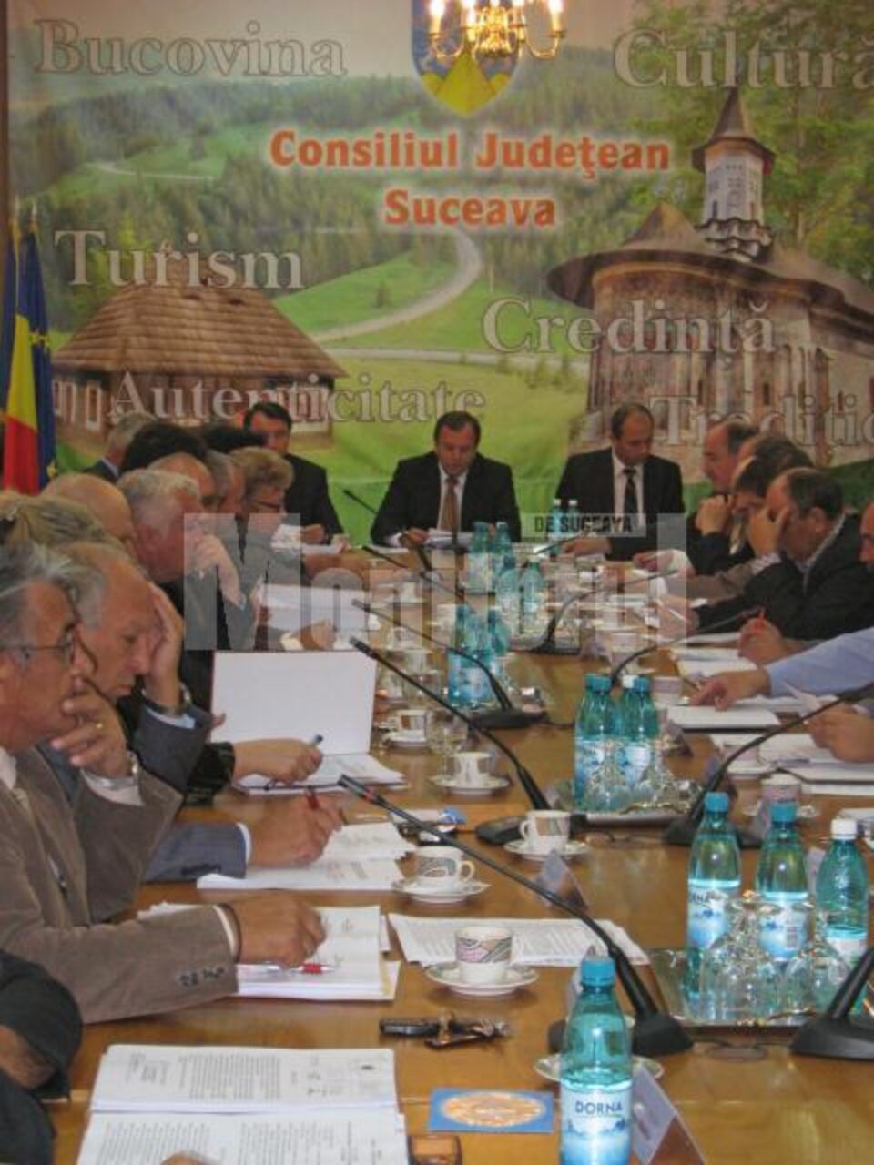 Cei 13 consilieri PSD au votat împotrivă, iar cei patru consilieri PNL s-au abținut