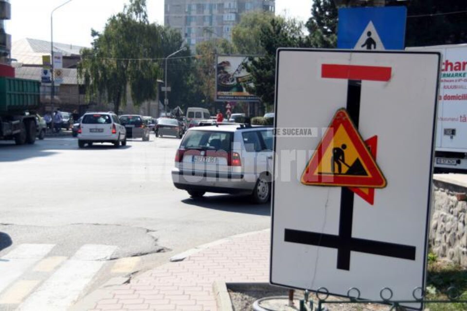 De la demararea lucrărilor, patru firme au fost amendate pentru semnalizări defectuoase