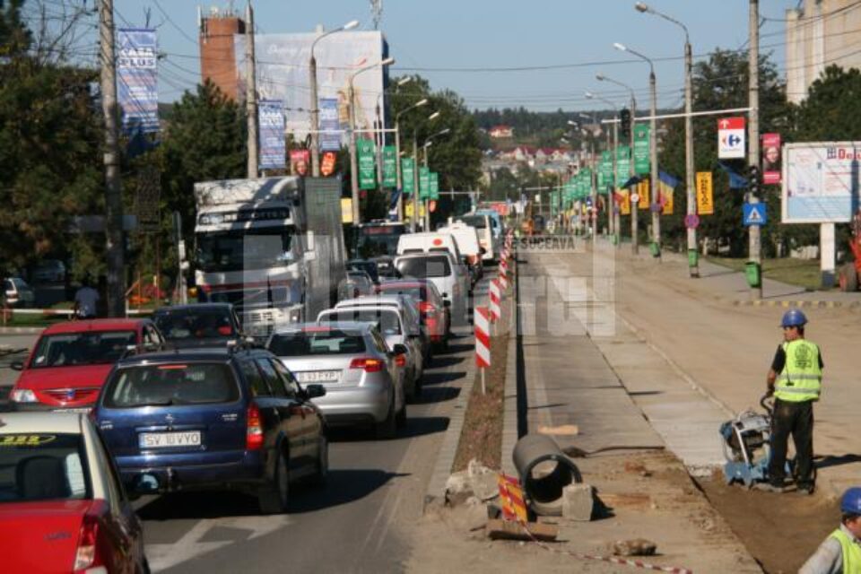 Timp de câteva zile pe Calea Unirii se va circula pe toate benzile