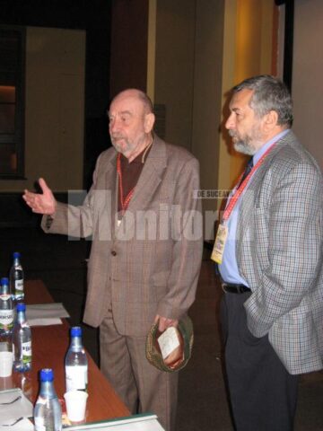 Regizorul Andrei Blaier si lect.unuv.dr. Mircea Bunescu