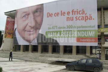 Solicitare: PSD Suceava cere retragerea mash-urilor cu Băsescu, care invită oamenii la referendum