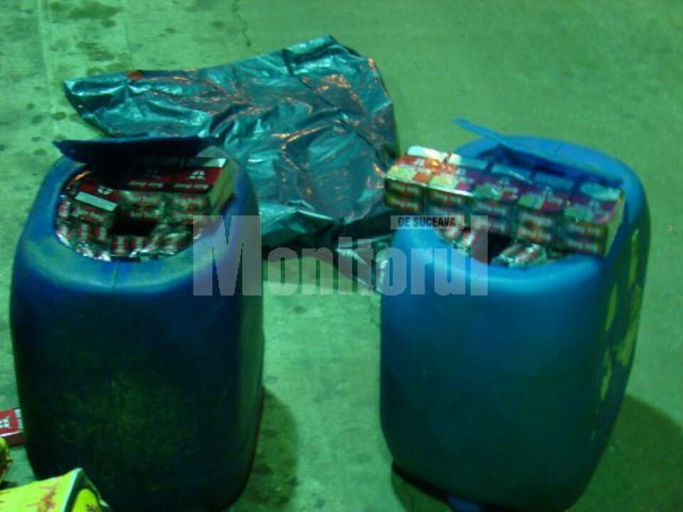 Siret: Peste zece mii de pachete de țigări, confiscate în weekend