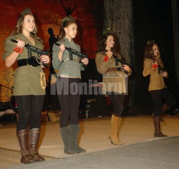 O parte dintre recrutele din Unitatea Militara CNSCM