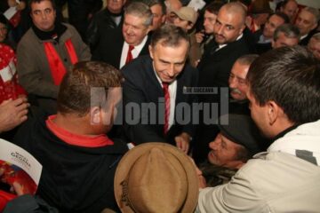 Candidatul PSD la alegerile prezidențiale, Mircea Geoană, a dat semnalul luptei electorale din comuna Adâncata