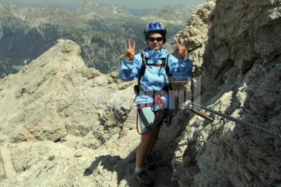 La 12 ani, Daniel a făcut escalade în Alpii francezi și italieni