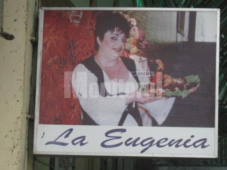 Localul La Eugenia se află chiar la intrarea în Piața Mare