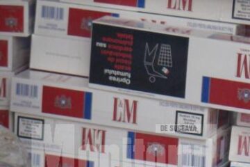 La sfârșitul săptămânii trecute, polițiștii au interceptat trei transporturi cu țigări de contrabandă