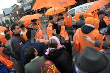 „Caravana portocalie” a poposit, în cursul zilei de ieri, în Gura Humorului