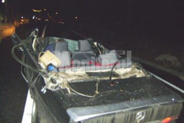 Așa arată după accident mașina hunedoreanului