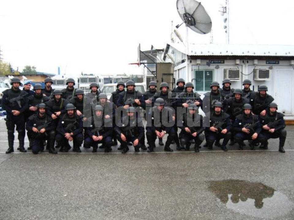 Detașamentul din Kosovo, în octombrie 2007