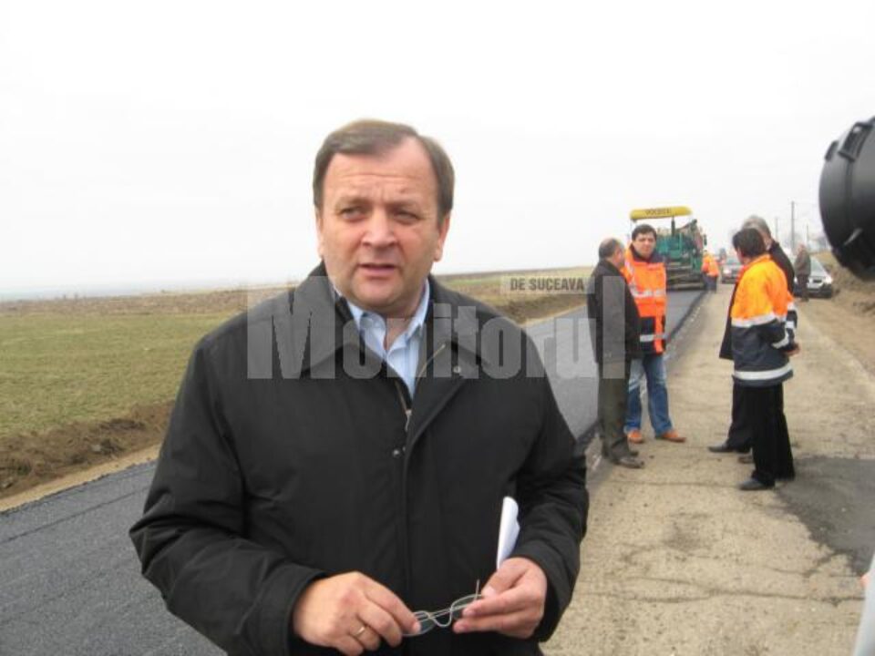Gheorghe Flutur a participat, sâmbătă, la începerea lucrărilor de modernizare a drumului Salcea – Verești – Roșcani