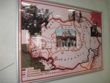 Harta Regatului Romaniei Mari si amenintarile de la granite