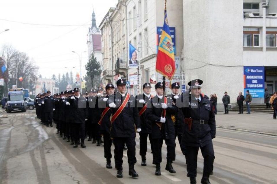 Defilare de Ziua Națională a României în municipiul Suceava