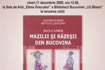 Lansare de carte: „Mazilii și răzeșii din Bucovina”