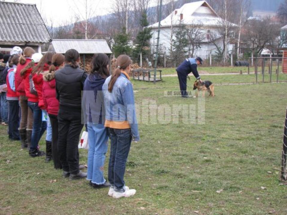 Vizită: Copiii de la Centrul Școlar Cîmpulung, la sediul Poliției