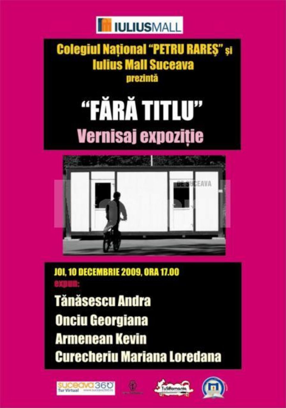 Vernisaj: Expoziție “Fără titlu” la Iulius Mall Suceava