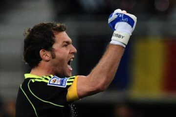 Portarul echipei AS Roma Bogdan Lobonț. Foto: MEDIAFAX