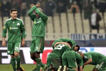 Dinamo, învinsă de formația elenă Panathinaikos Atena. Foto: MEDIAFAX Foto/AFP