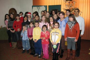 Colindătorii de la Centrele de plasament Colț Alb și Speranța