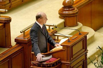 Președintele Traian Băsescu a depus, ieri, jurământul în fața Parlamentului. Foto: MEDIAFAX