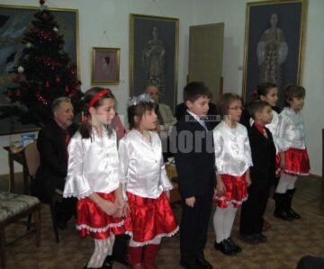 Copii de la Școala nr.9, interpretând Colidul Taniei