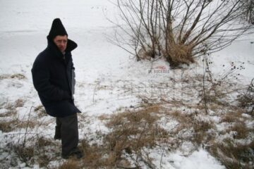 Locul in care a fost gasit batranul