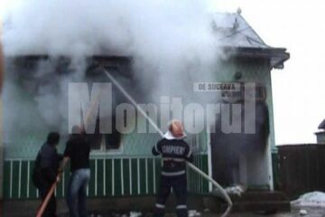 Incendiul izbucnit la o gospodărie din comuna Arbore