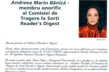 Andreea Marin Bănică a recunoscut că fluturașul cu mesajul ei a fost distribuit cu acceptul ei
