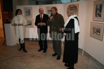 Vernisajul expoziției de acuarelă a lui Radu Bercea