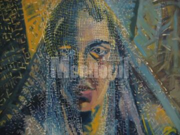 Lucrare realizată de artista plastică Pușa Pîslaru