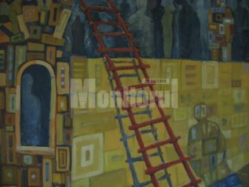 Lucrare realizată de artistul plastic Iulian Asimionesei