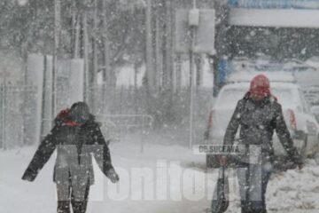 Meteorologii anunță pentru zilele următoare, în Suceava, temperaturi extrem de scăzute, de până la -25 de grade Celsius