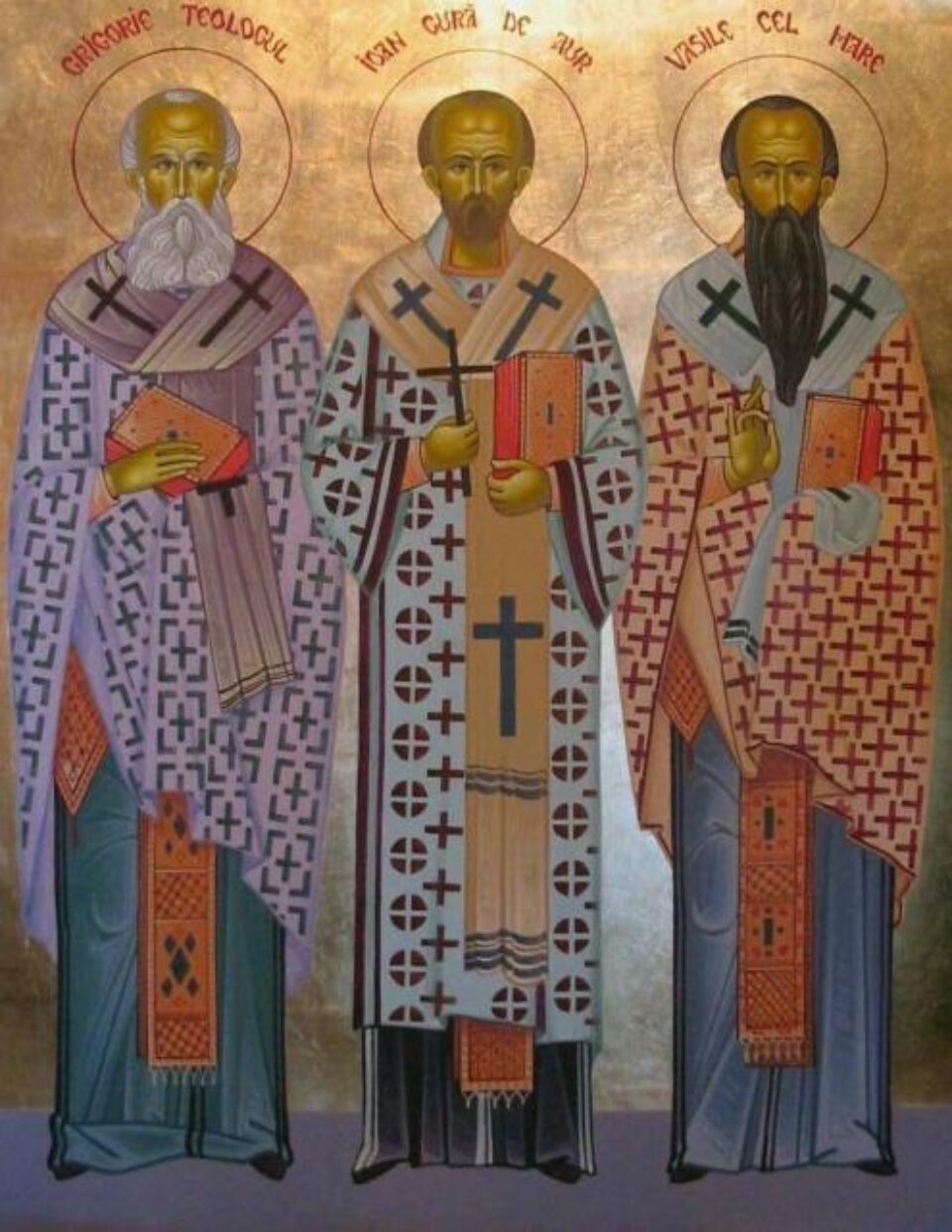 Sfinții Vasile, Grigorie și Ioan, sărbătoriți sâmbătă