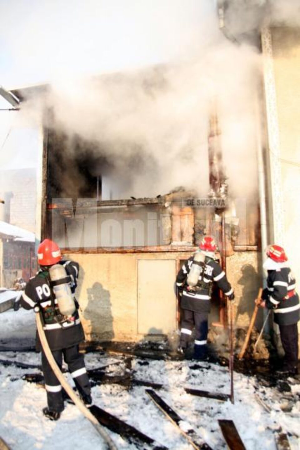 Incendiul a plecat de la coșul de fum neizolat