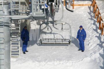 Instalația de telescaun o capacitate de transport de 1.200 de persoane/oră