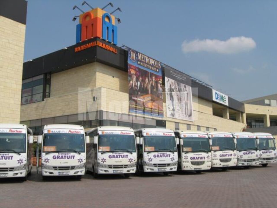 Pentru protecția TPL: Primăria Suceava interzice transportul gratuit cu autobuzele spre Iulius Mall și Real Pentru protecția TPL: Primăria Suceava interzice transportul gratuit cu autobuzele spre Iulius Mall și Real