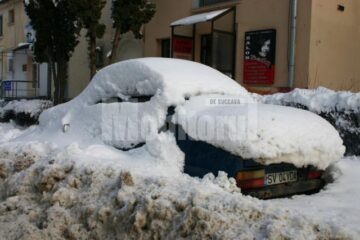 Nici municipiul Suceava nu a fost scutit de probleme din cauza ninsorii