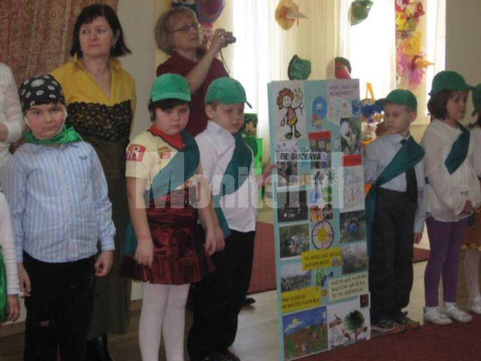 Mediu curat: Grădinița „Așchiuță”, la un pas de „Steagul verde”
