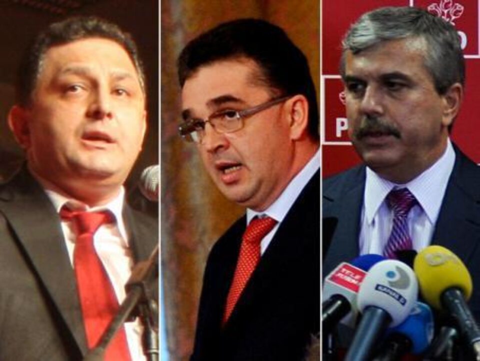 • Vanghelie, Oprișan, Nica, între vicepreședinții PSD. Foto: MEDUAFAX