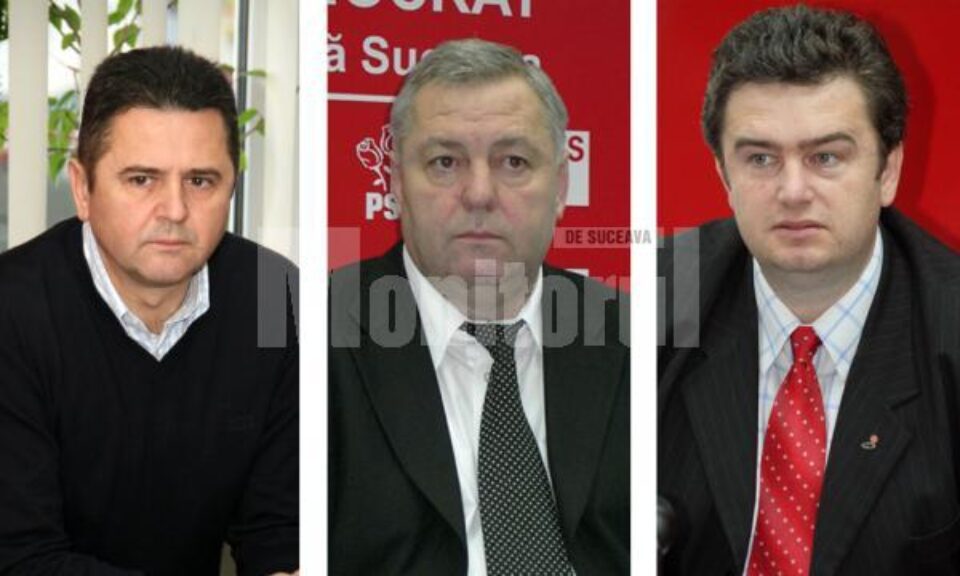 Eugen Bejinariu, Ioan Stan și Cătălin Nechifor, cei care și-au anunțat candidatura pentru scaunul de președinte al Organizației Județene a PSD Eugen Bejinariu, Ioan Stan și Cătălin Nechifor, cei care și-au anunțat candidatura pentru scaunul de președinte al Organizației Județene a PSD
