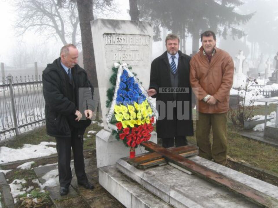 Cimitirul Oprișeni: Omagiu la mormântul maestrului Ion Irimescu