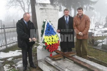 Cimitirul Oprișeni: Omagiu la mormântul maestrului Ion Irimescu