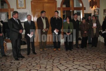 Vernisajul expoziției din foaierul Dom Polski