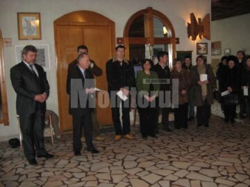 Vernisajul expoziției din foaierul Dom Polski