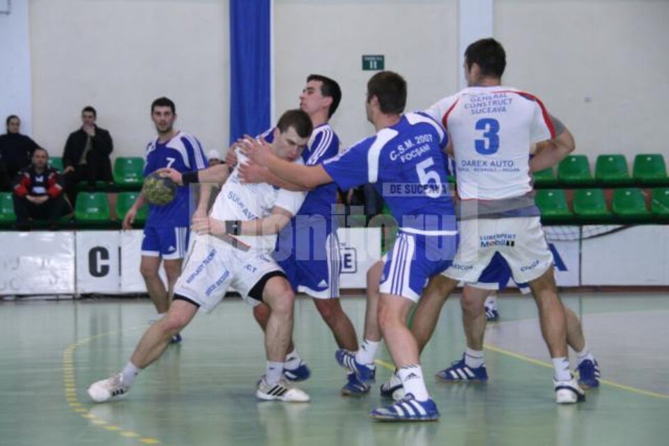 Echipa secundă de handbal a Universității Suceava a pierdut în fața celor de la CSM Focșani Echipa secundă de handbal a Universității Suceava a pierdut în fața celor de la CSM Focșani