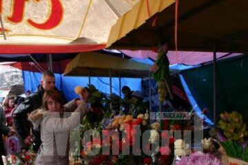 Comercianții de flori au avut mulți clienți de 8 Martie