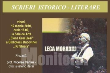 Lansare de carte: “Scrieri istorico-literare”