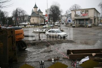 Sensul giratoriu de la Modern va fi traversat de o conductă ce va urca apoi spre intersecția Mărășești