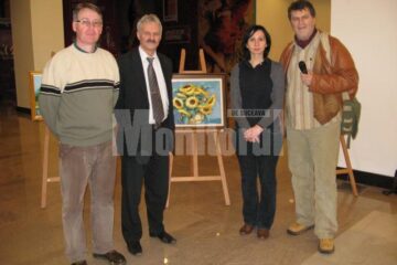 Secvență de la deschiderea expoziției „Atelier”