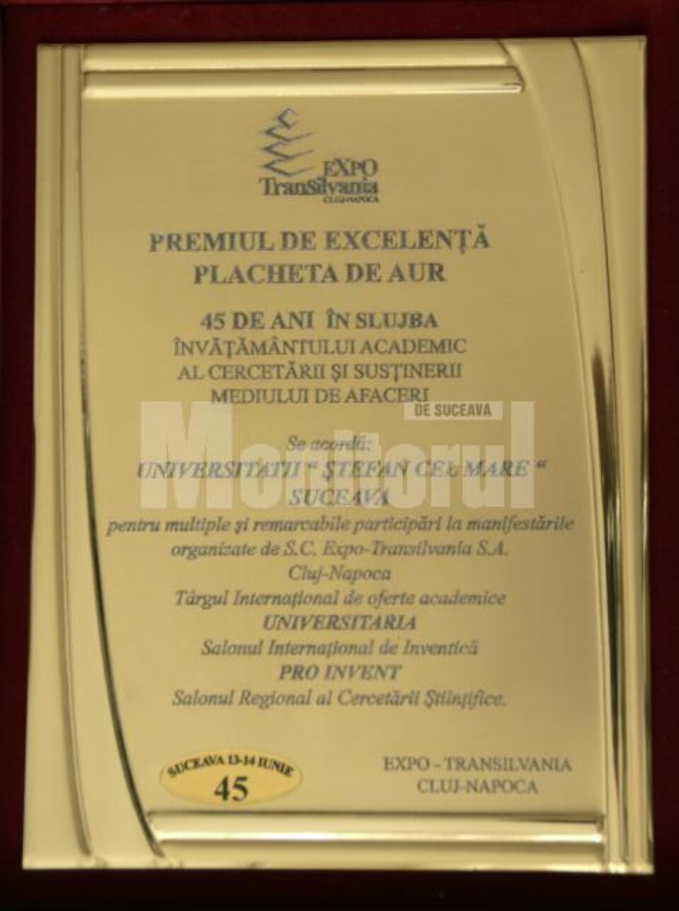 Recunoaștere: Premiu de excelență pentru Universitatea „Ștefan cel Mare”